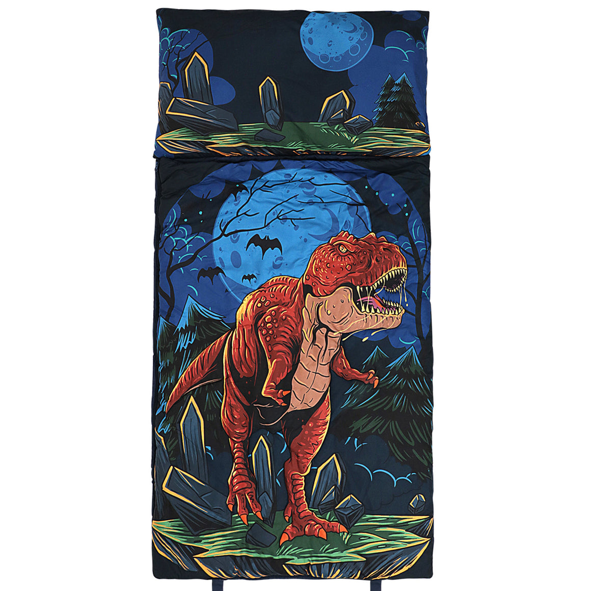 Dinosaur Childs Sleeping Bag with Pillow for kids