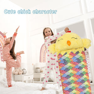 Rainbow Chick Sleeping Bag