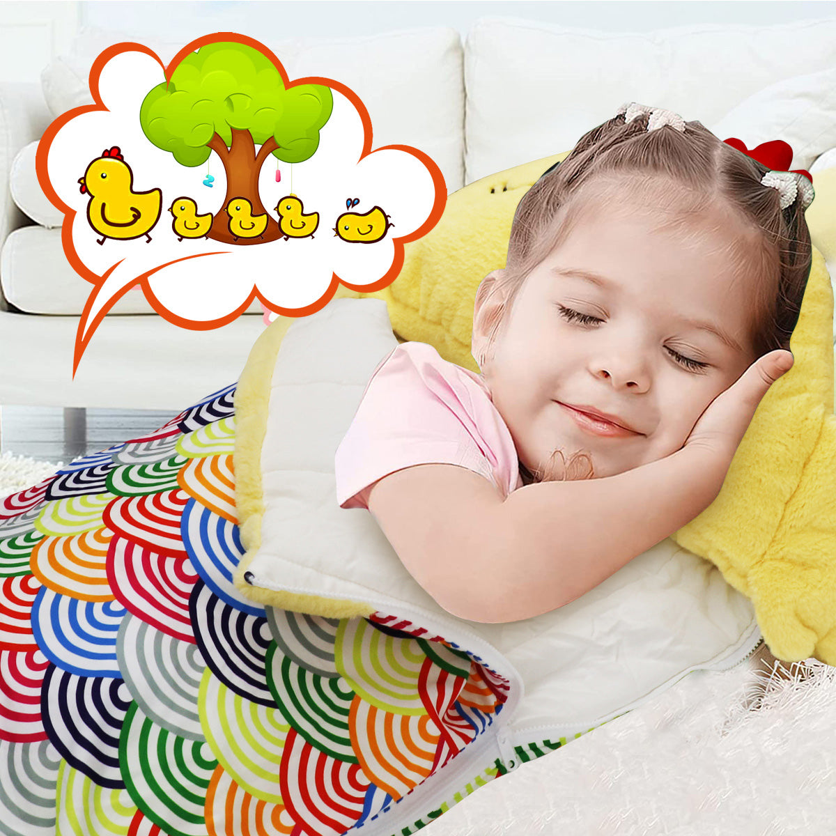 Rainbow Chick Sleeping Bag Rainbow Chick Sleeping Bag