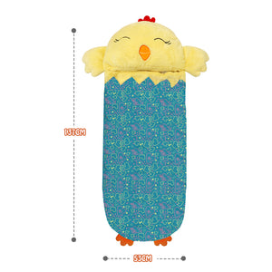 Chick with Love Hearts Kids Sleeping Bag